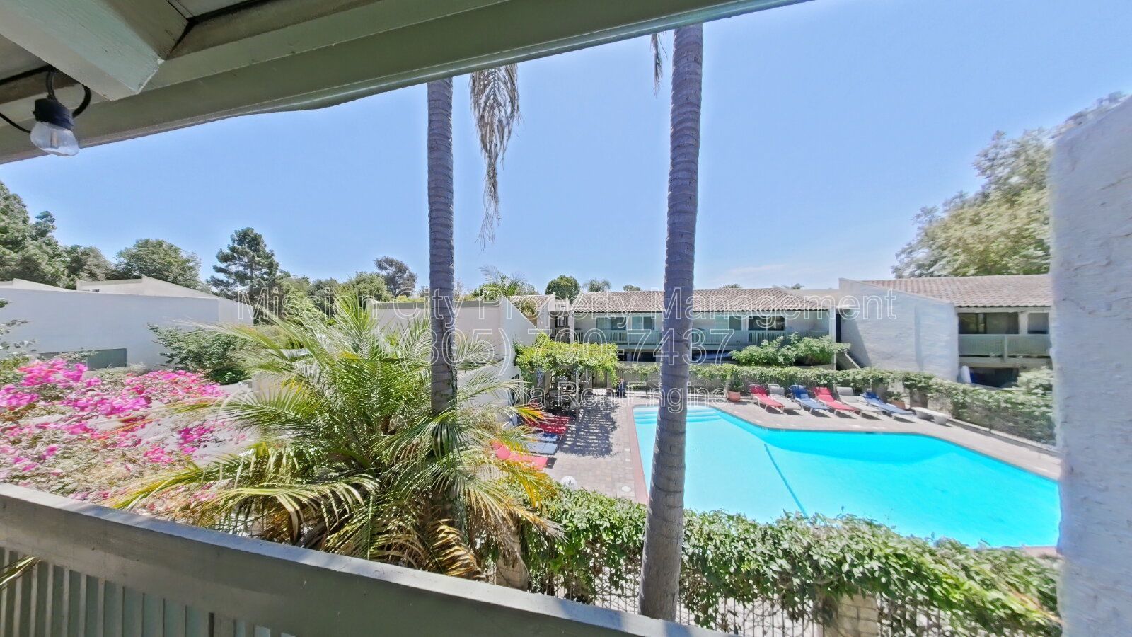Upstair Corner Unit -  1 Bead Condo with Huge Balcony Overlooking Pool property image